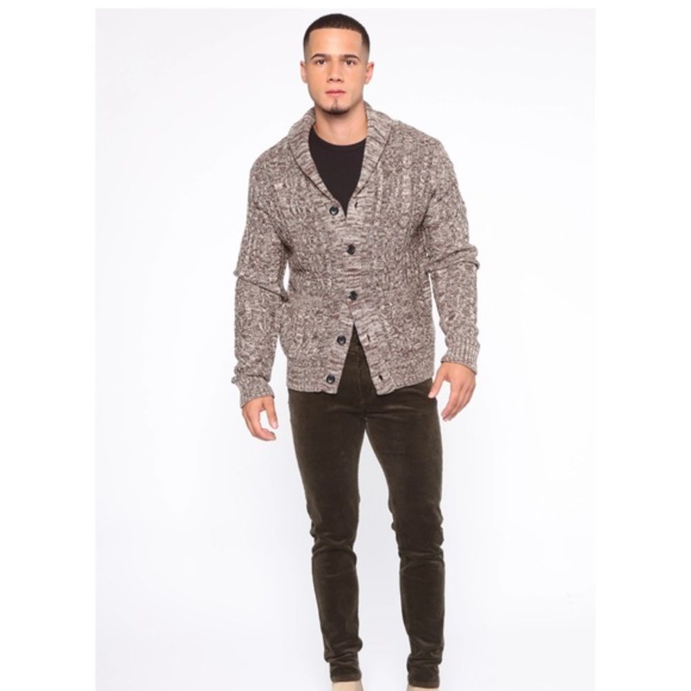 NWT! Fashion Nova Men’s ‘Kameron Sweater’ in Oatmeal